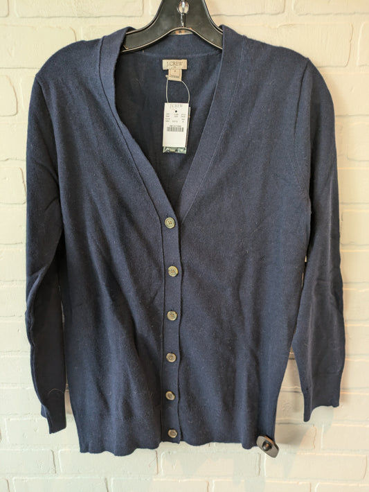 Sweater Cardigan By J. Crew In Blue, Size: M