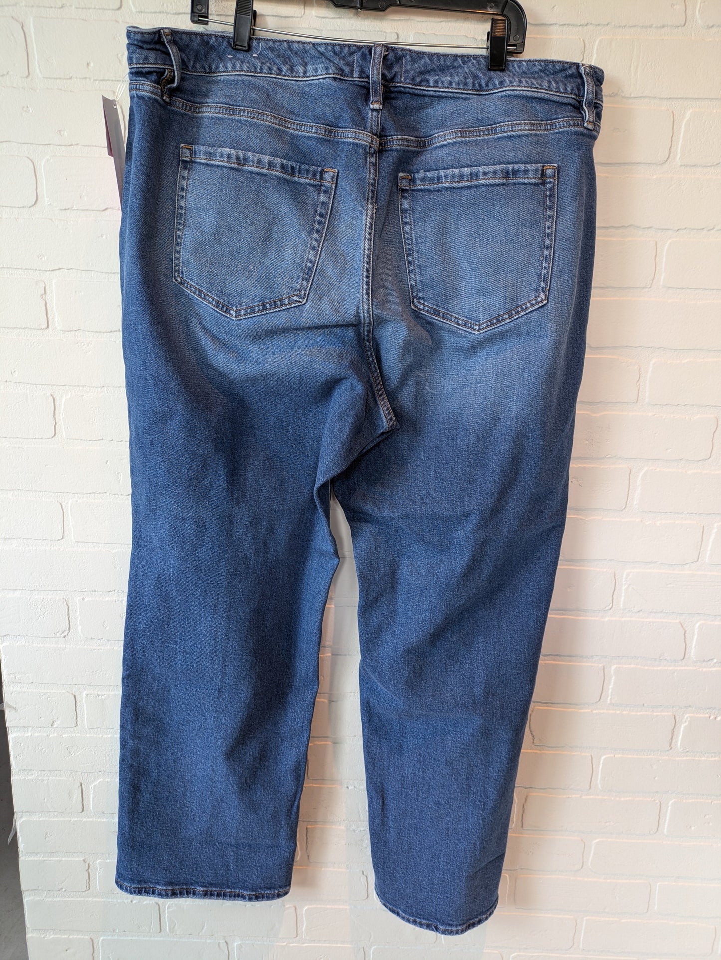 Jeans Straight By Lane Bryant In Blue Denim, Size: 20