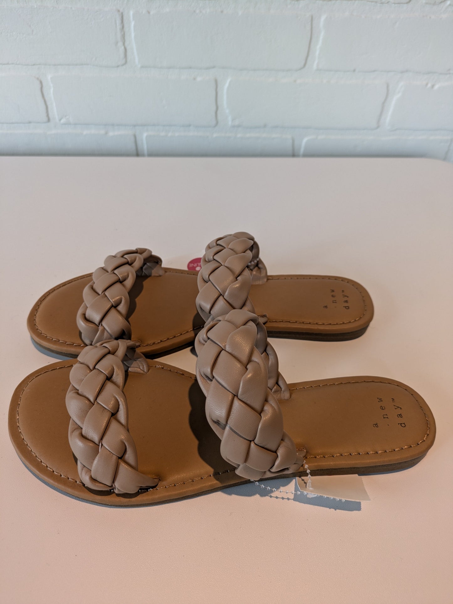 Sandals Flats By A New Day In Tan, Size: 6.5