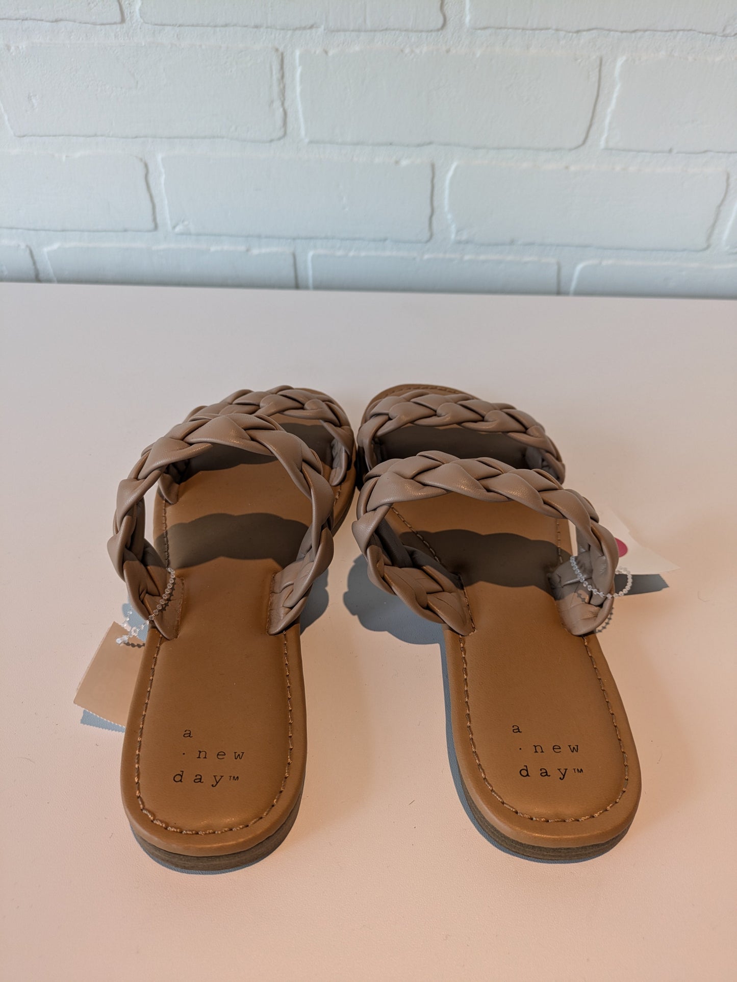 Sandals Flats By A New Day In Tan, Size: 6.5