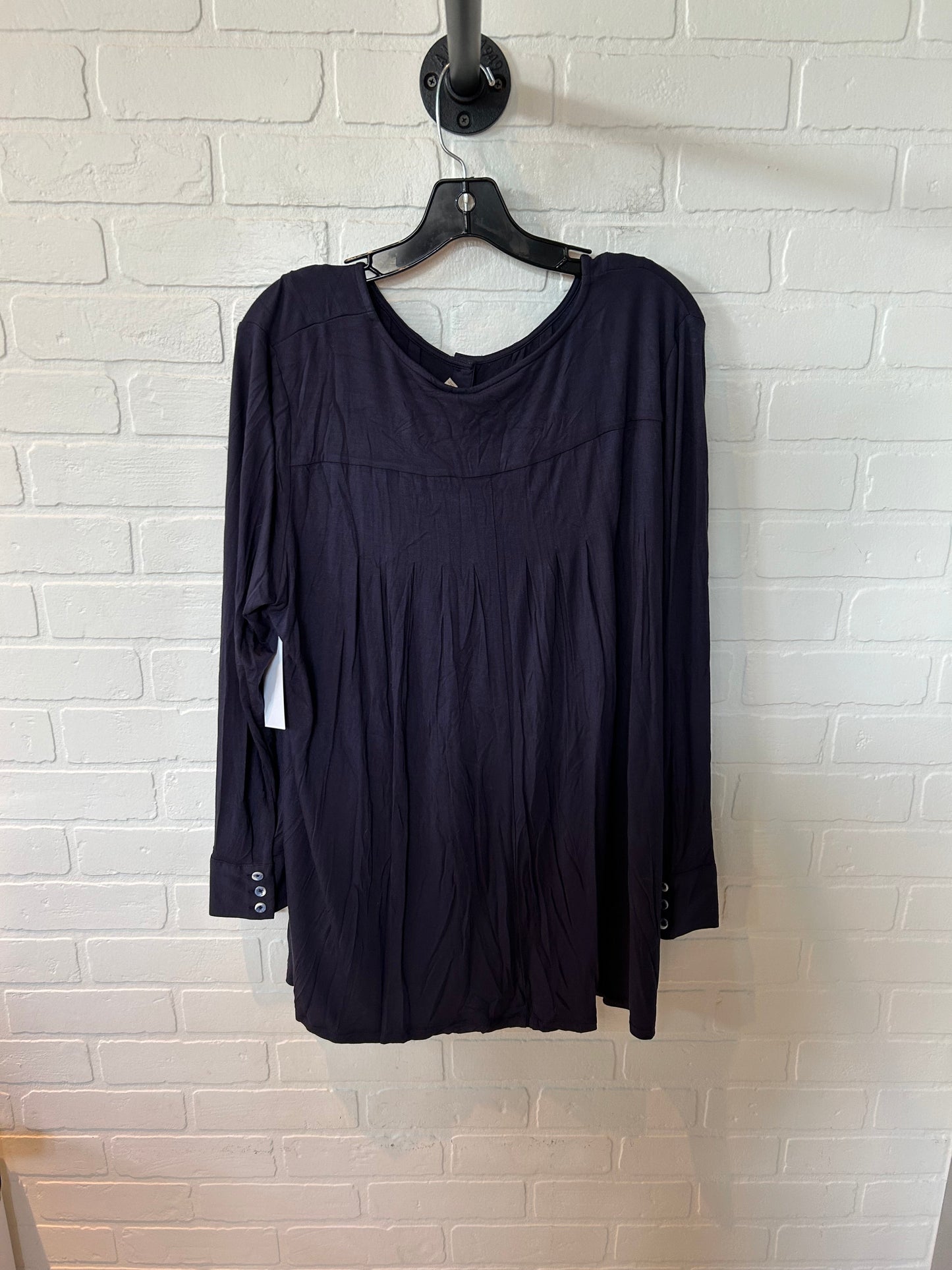 Top Long Sleeve By Soft Surroundings In Blue, Size: Xl