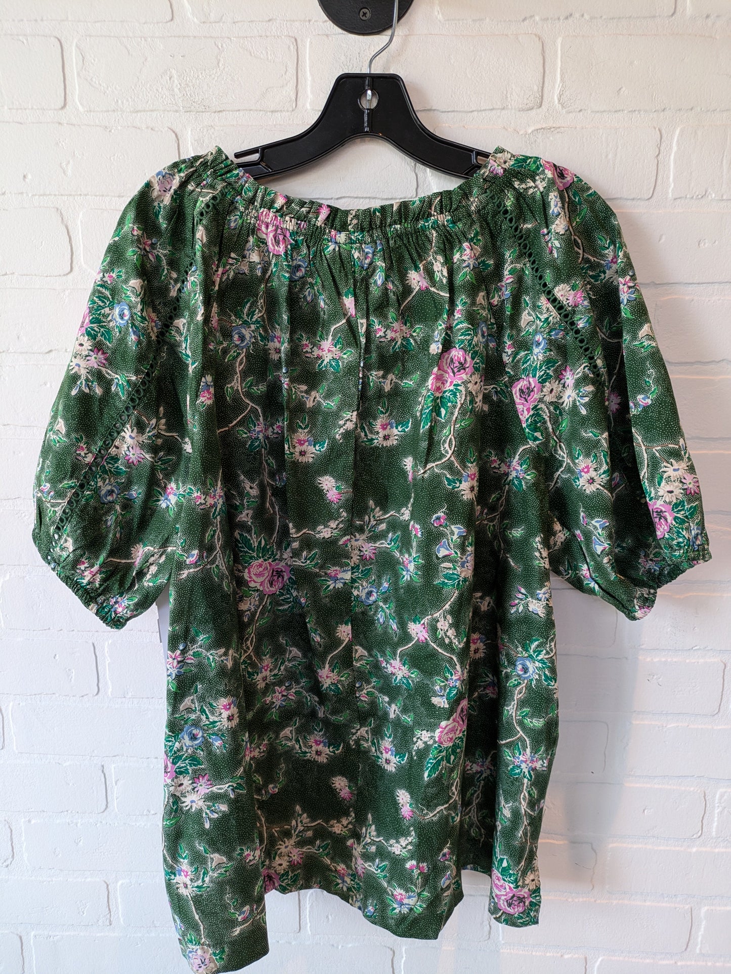 Top Short Sleeve By Lane Bryant In Green, Size: 1x