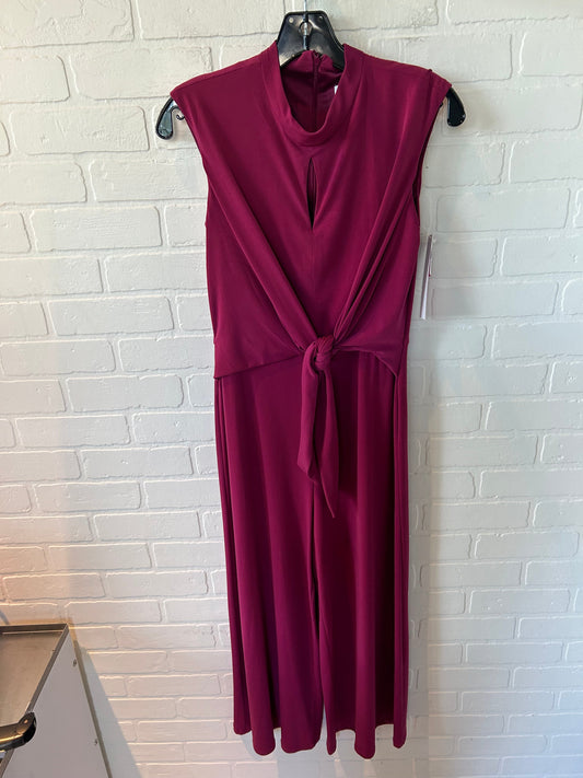 Jumpsuit By London Times In Pink, Size: Xs