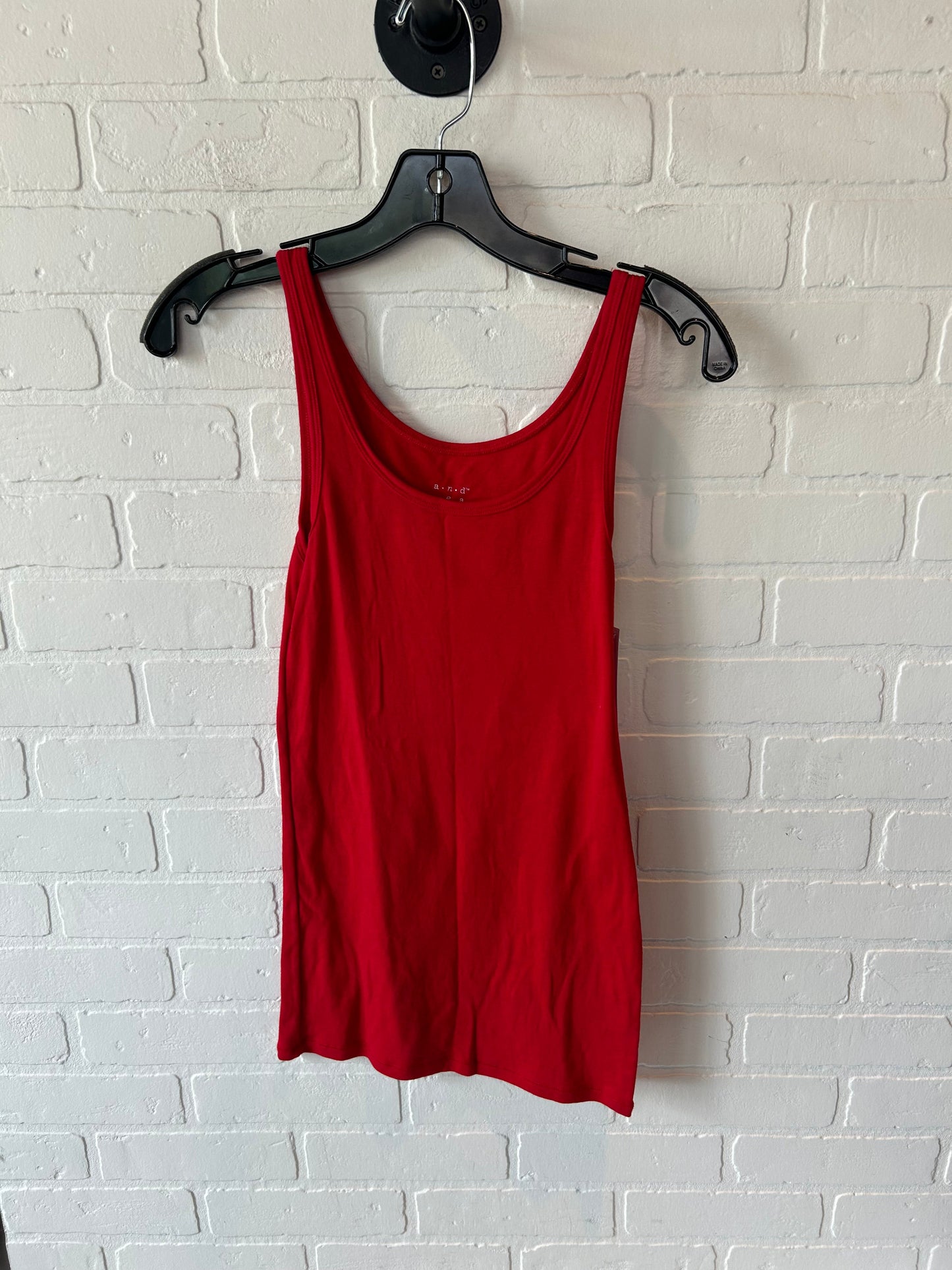 Top Cami By A New Day In Red, Size: M