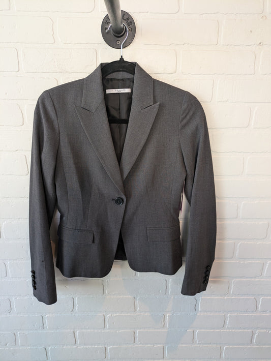 Blazer By T Tahari In Grey, Size: Xs