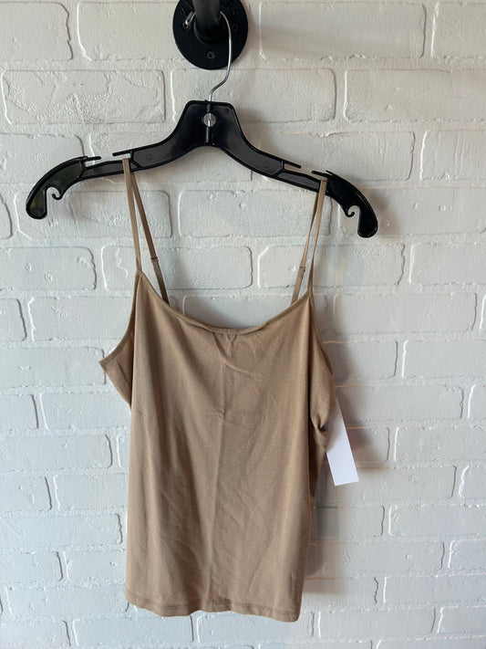 Top Cami By Time And Tru In Tan, Size: M