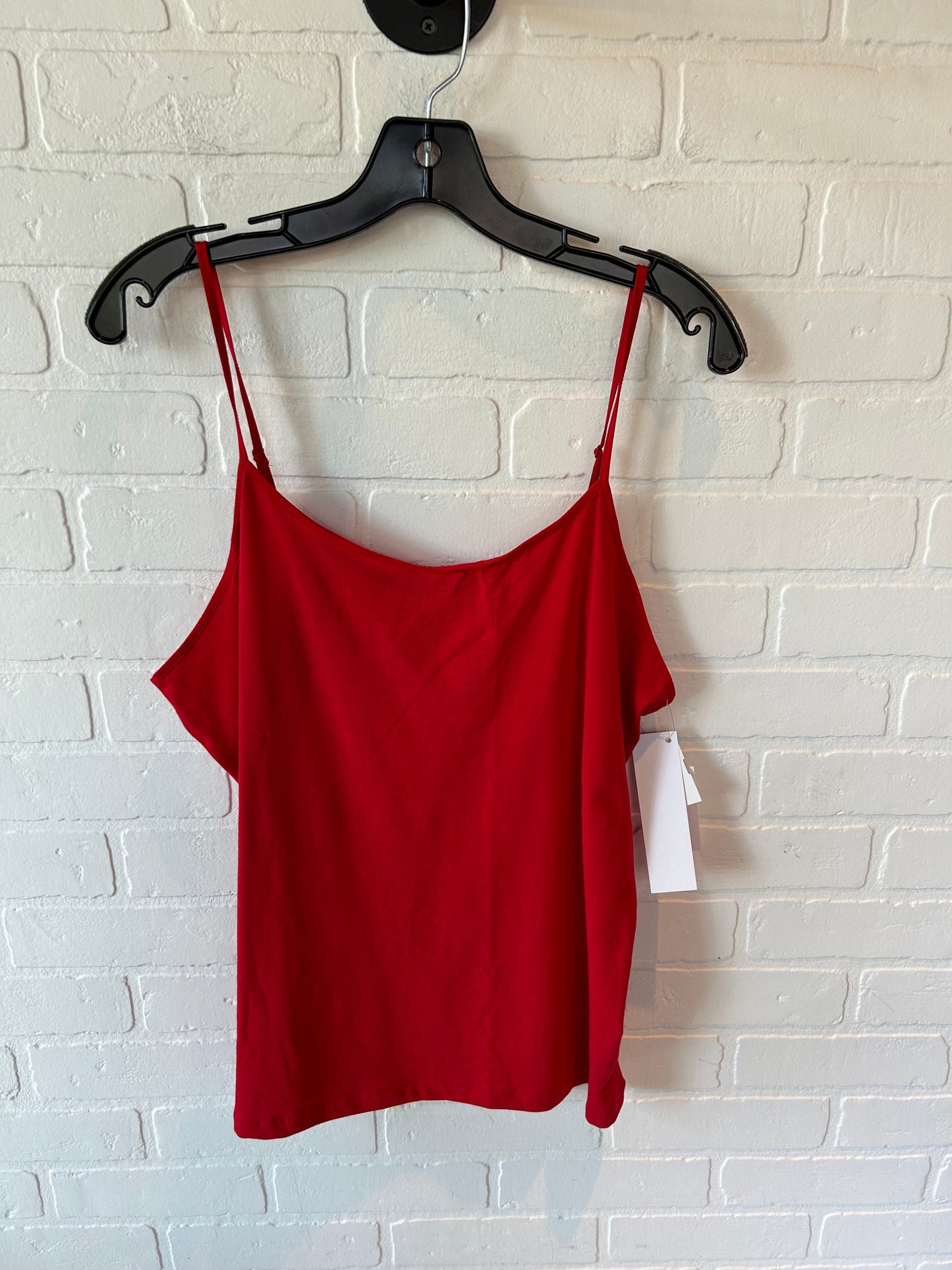 Top Cami By Time And Tru In Red, Size: Xxl