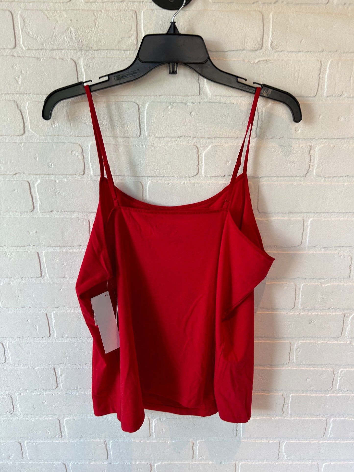 Top Cami By Time And Tru In Red, Size: 3x