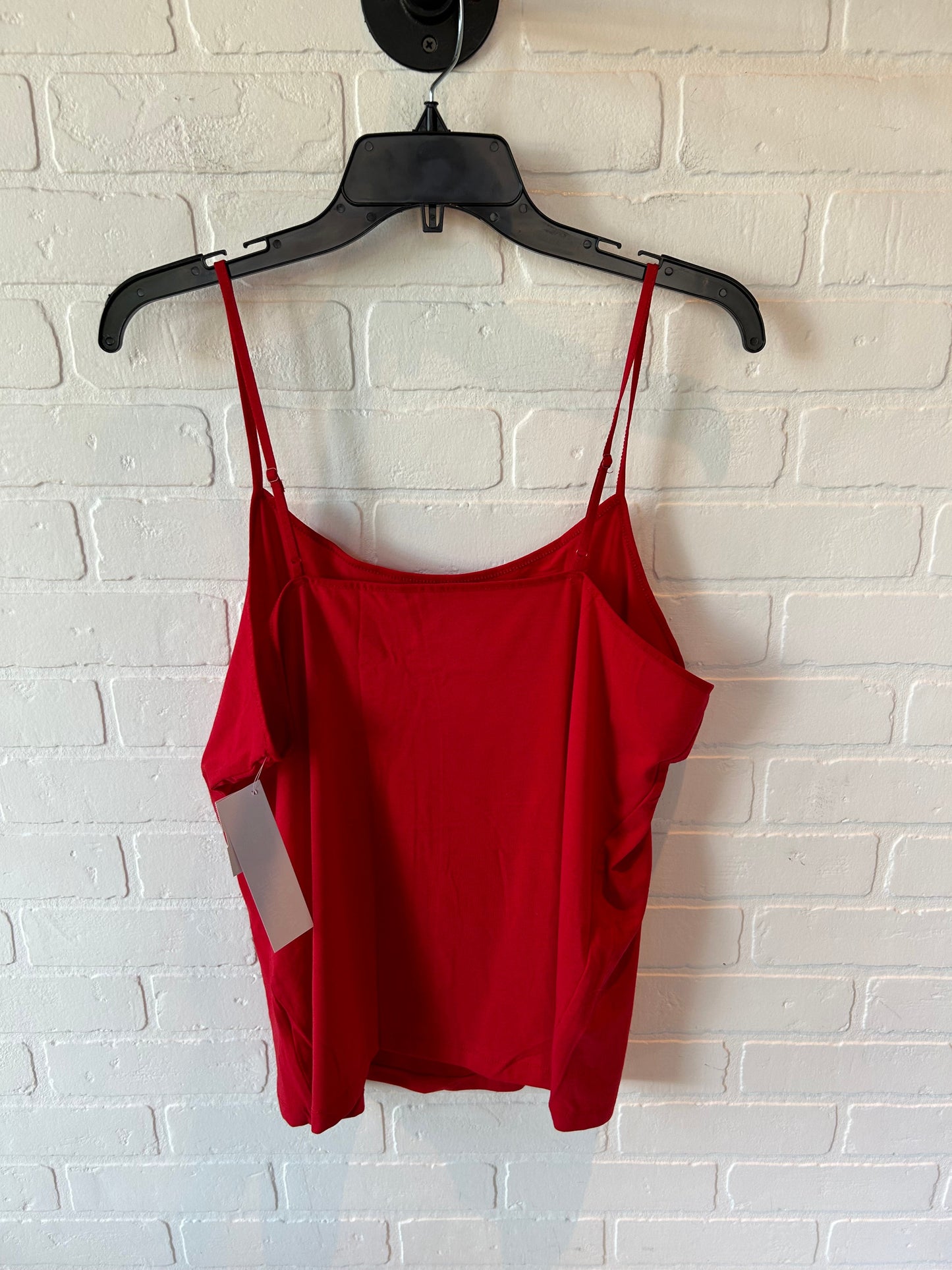 Top Cami By Time And Tru In Red, Size: 3x