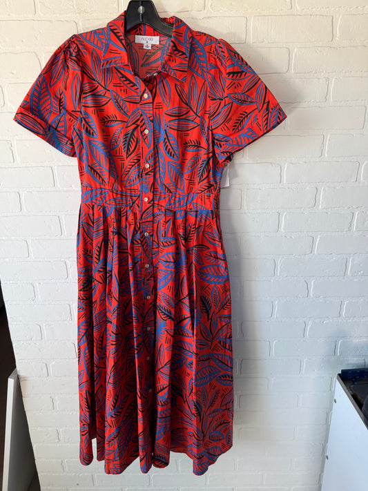 Dress Casual Midi By Target-designer In Orange, Size: M