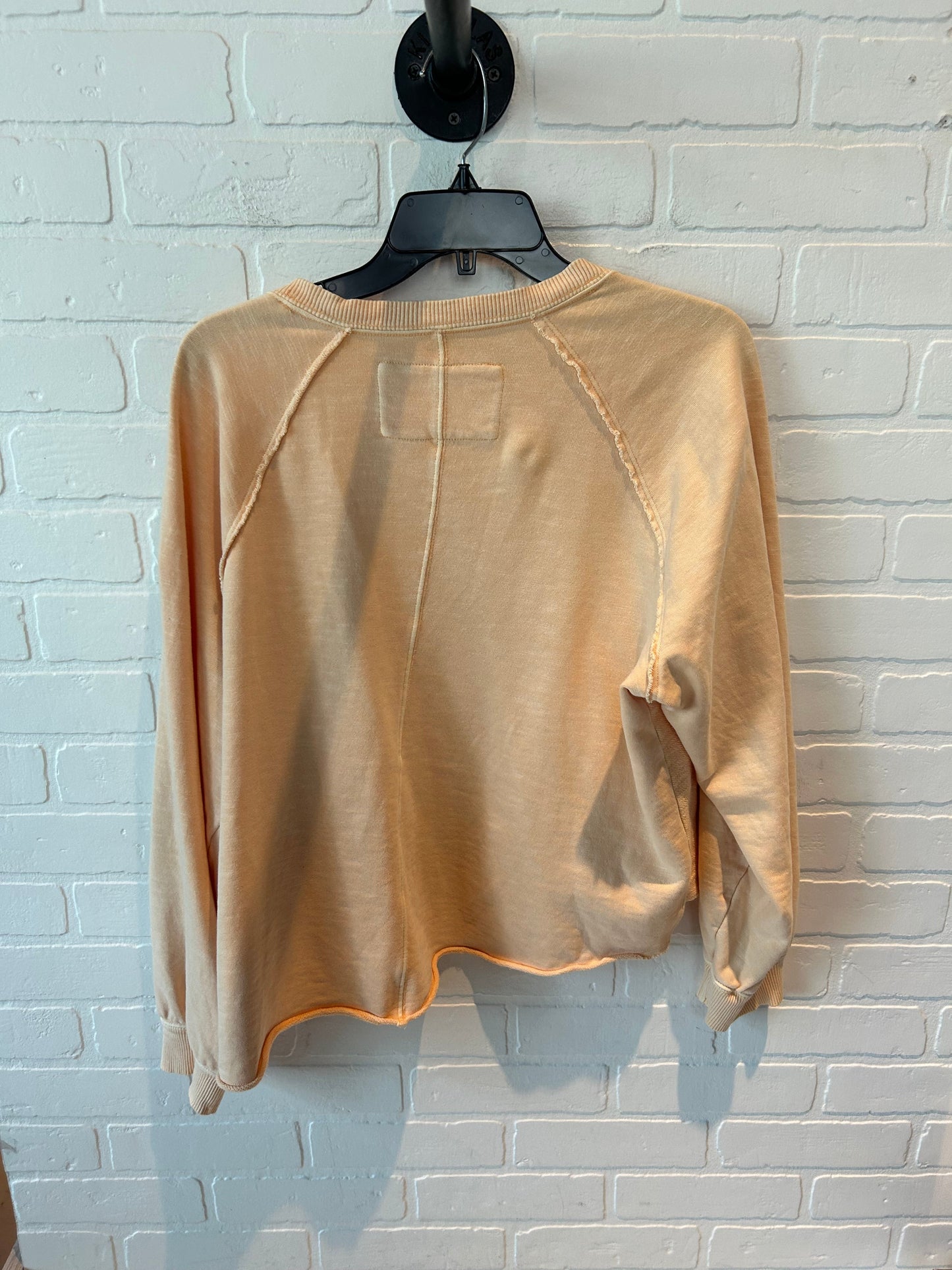 Top Long Sleeve By Pilcro In Orange, Size: M