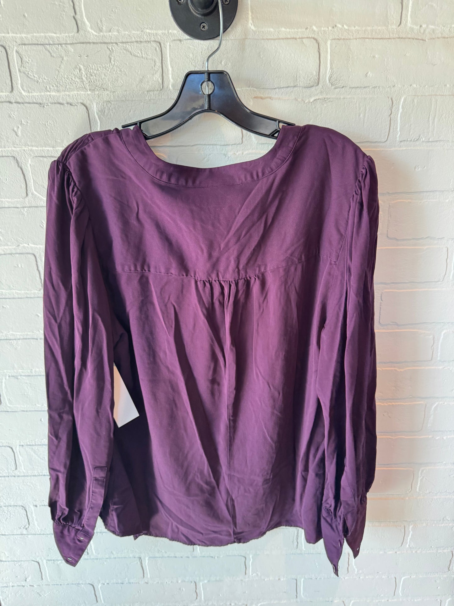 Top Long Sleeve By Lane Bryant In Purple, Size: 1x