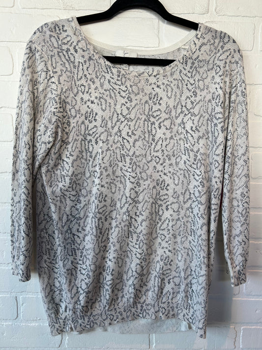 Sweater By Joie In Grey, Size: L