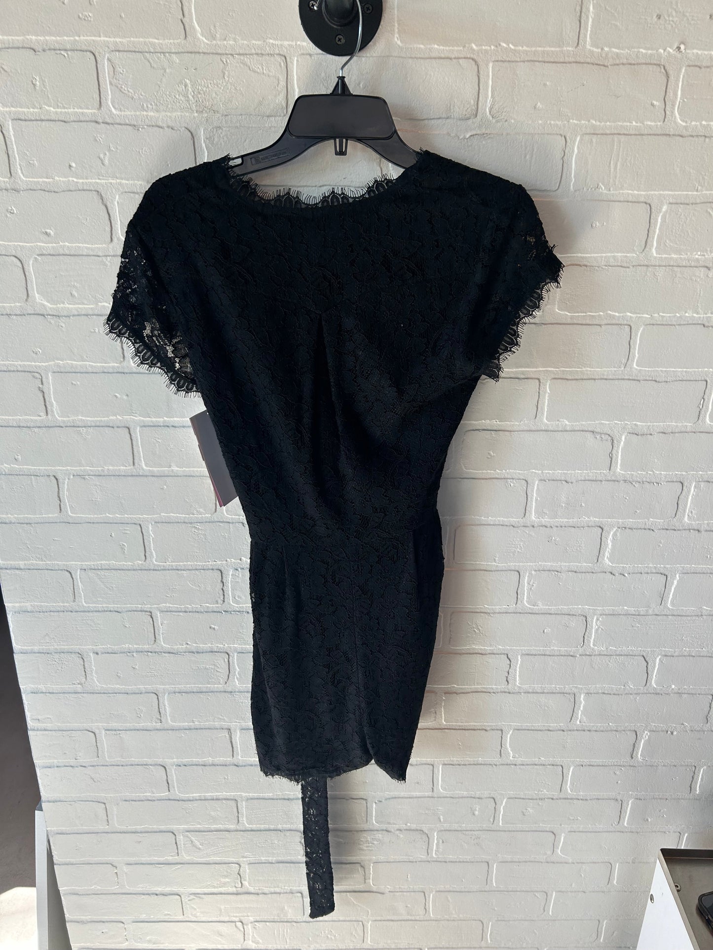 Romper Designer By Diane Von Furstenberg In Black, Size: S