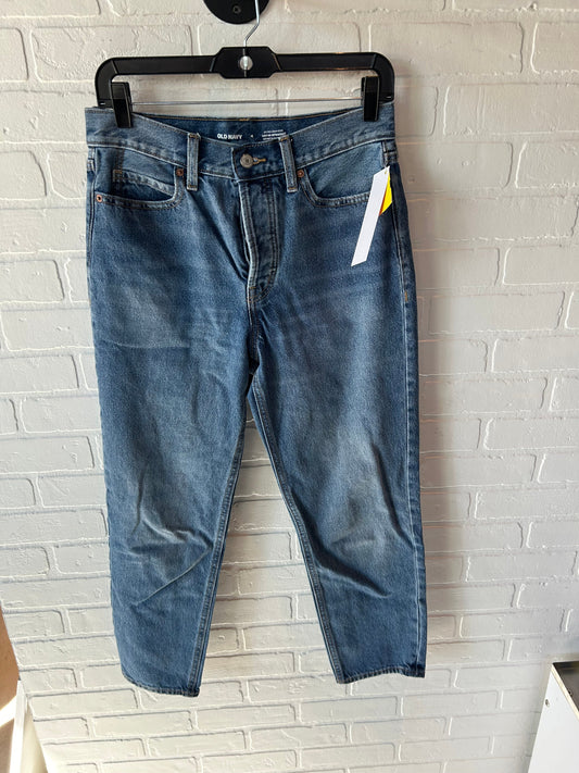 Jeans Straight By Old Navy In Blue Denim, Size: 4