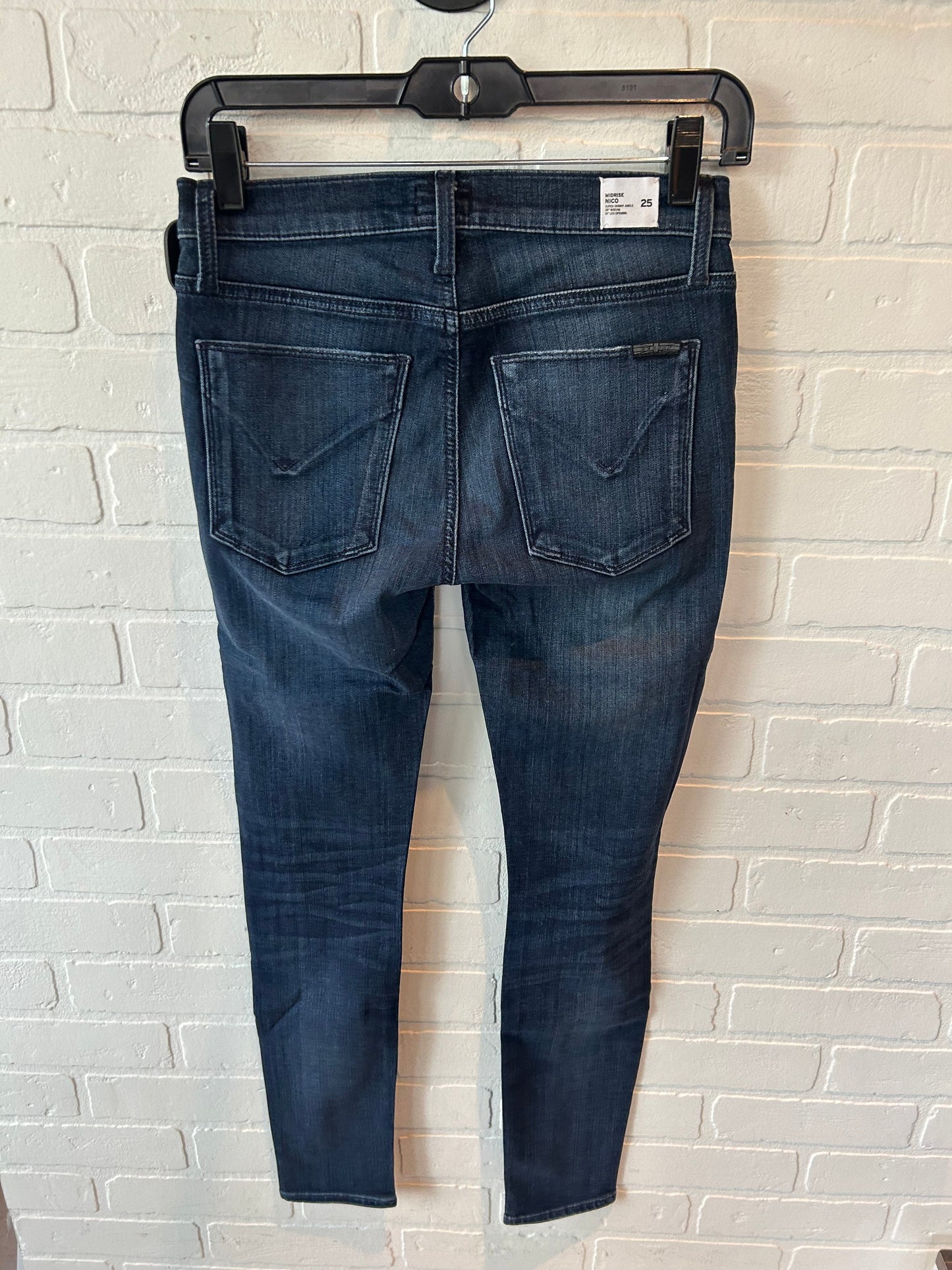 Jeans Skinny By Hudson In Blue Denim, Size: 2