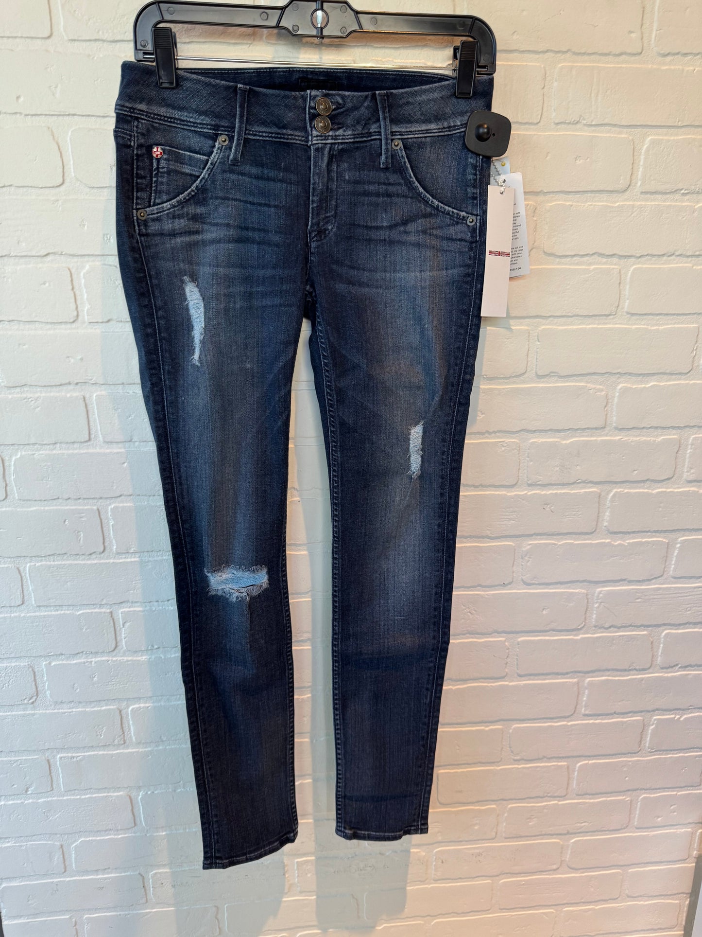 Jeans Skinny By Hudson In Blue Denim, Size: 2