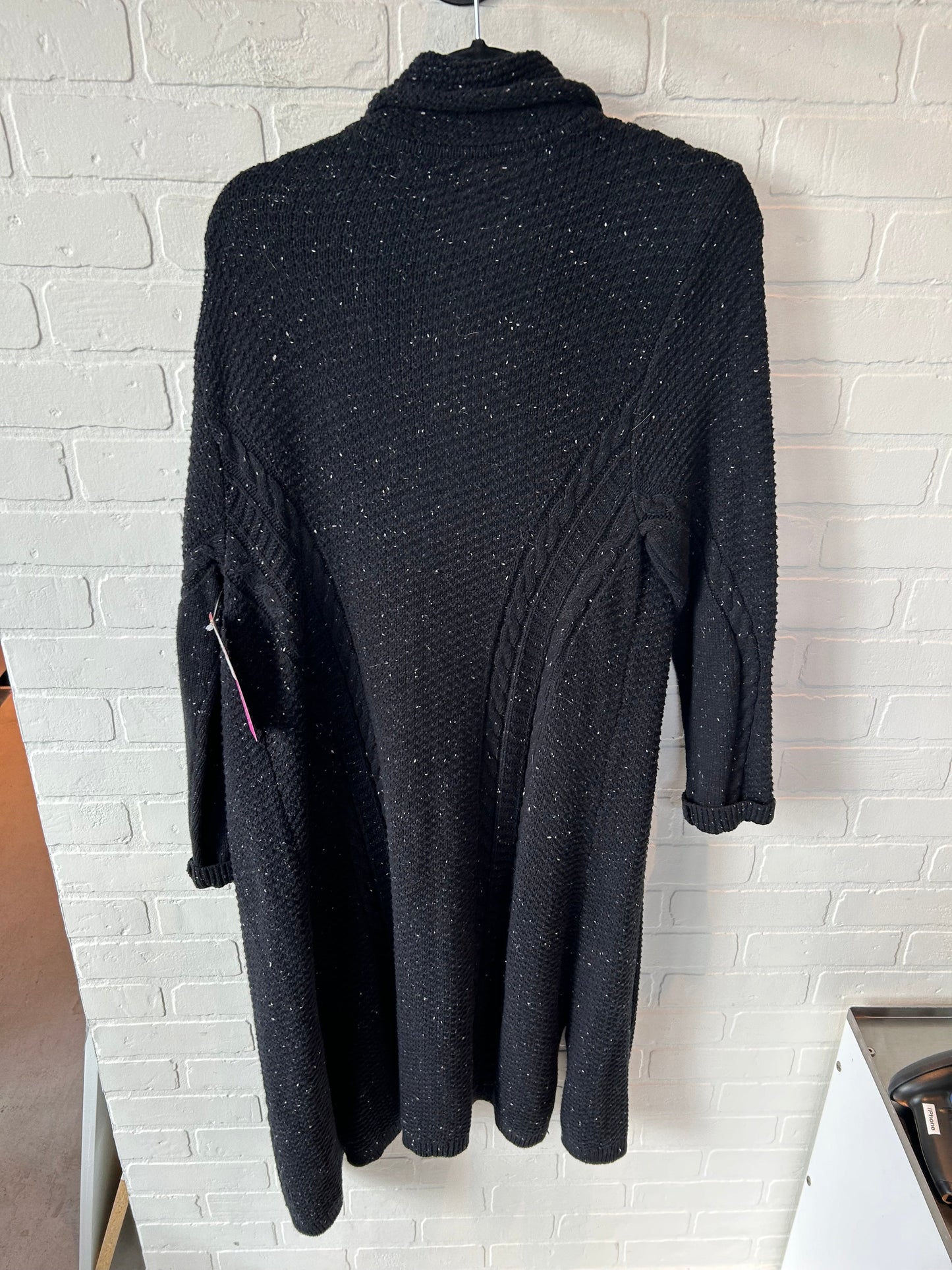 Sweater Cardigan By Style And Company In Black, Size: Xl