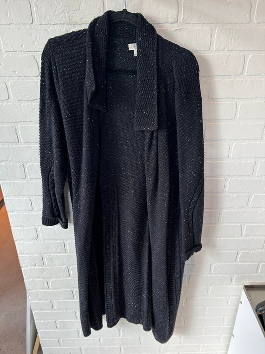 Sweater Cardigan By Style And Company In Black, Size: Xl