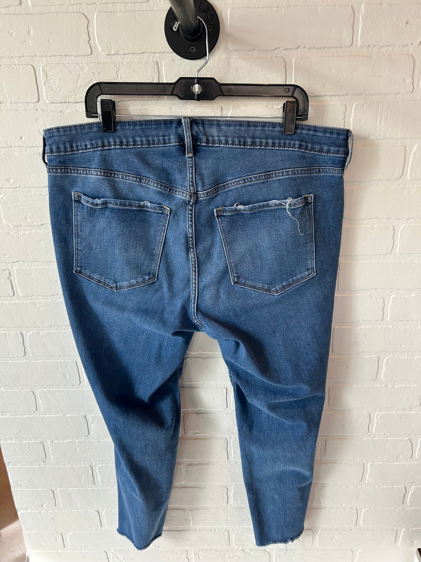 Jeans Straight By Old Navy In Blue Denim, Size: 20