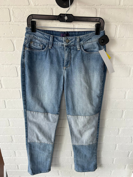 Jeans Straight By Not Your Daughters Jeans In Blue Denim, Size: 4