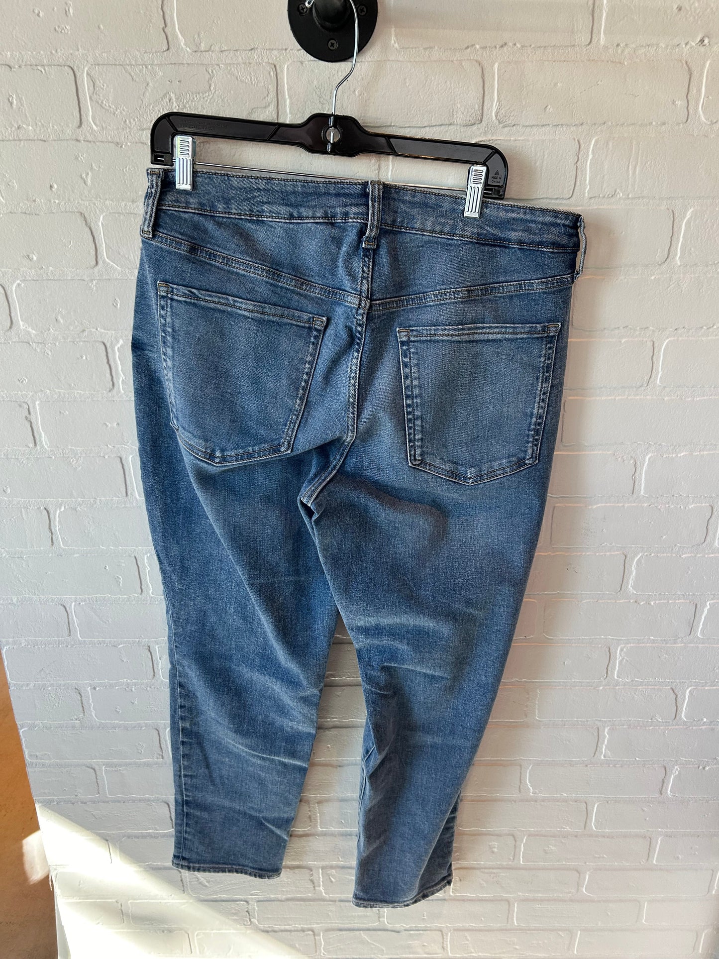 Jeans Straight By Old Navy In Blue Denim, Size: 14