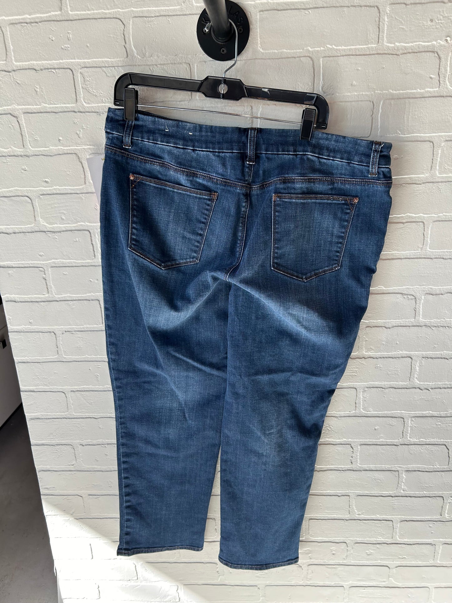 Jeans Boyfriend By Chicos In Blue Denim, Size: 16