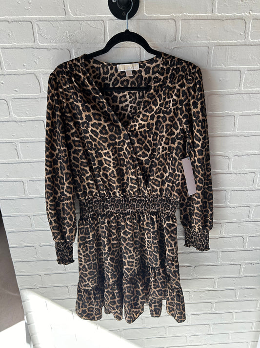 Dress Casual Short By Michael By Michael Kors In Animal Print, Size: Xl