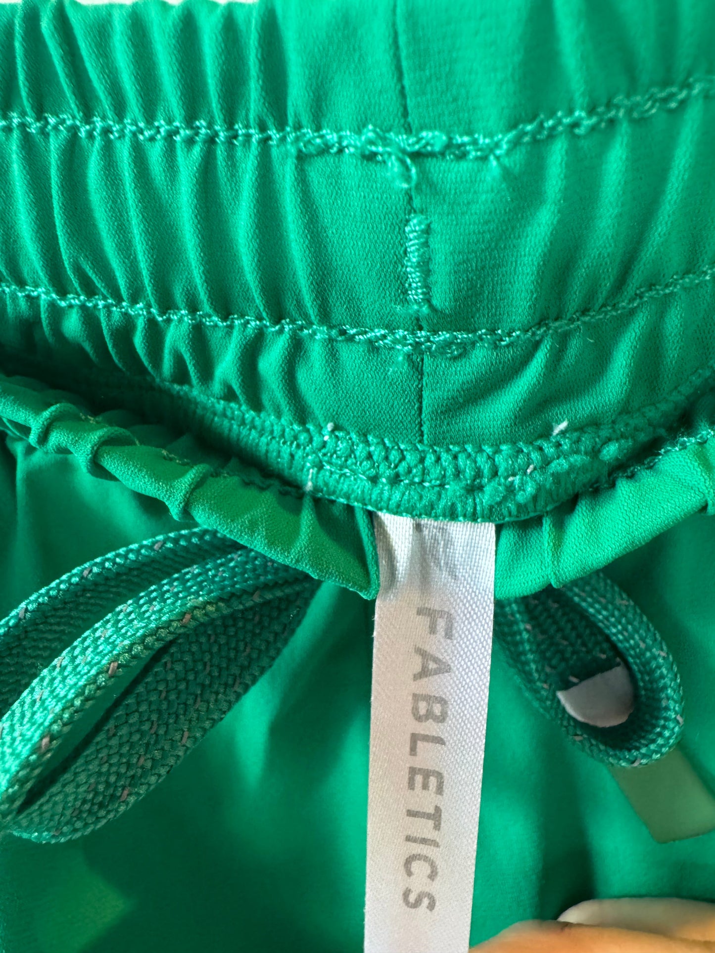 Athletic Shorts By Fabletics In Green, Size: 4