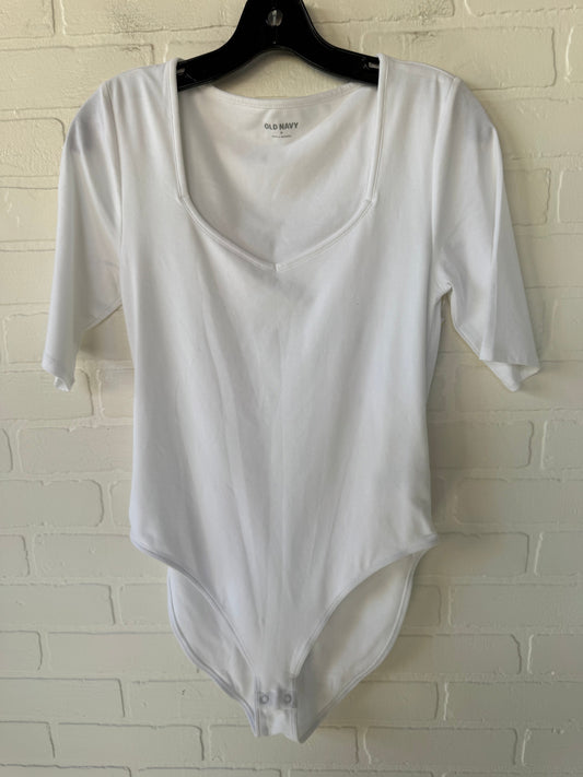 Bodysuit By Old Navy In White, Size: M