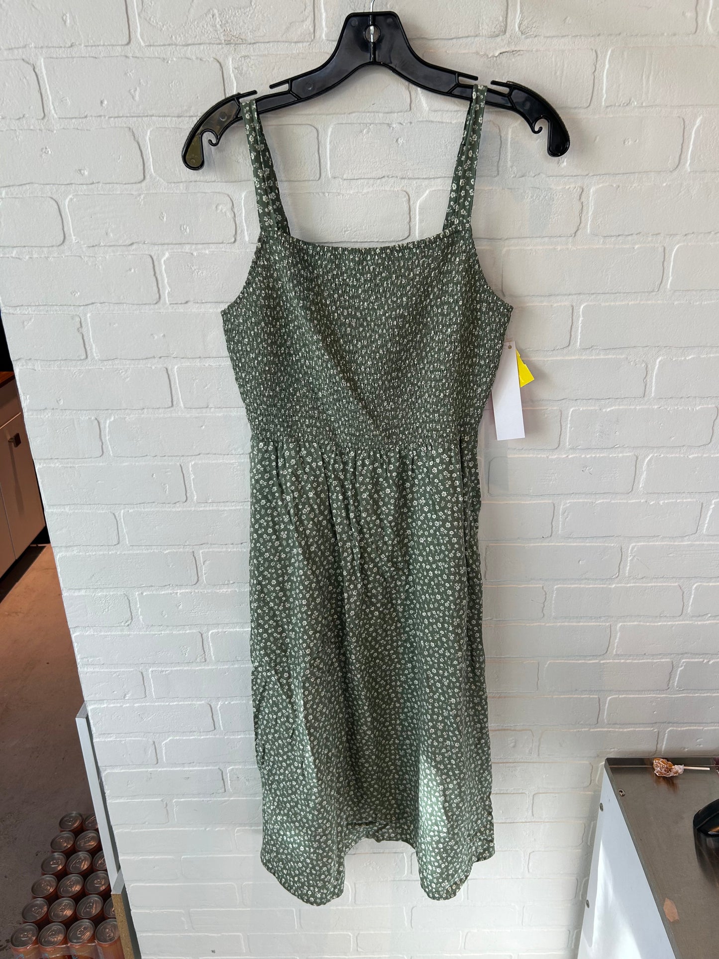 Dress Casual Midi By Old Navy In Green, Size: S