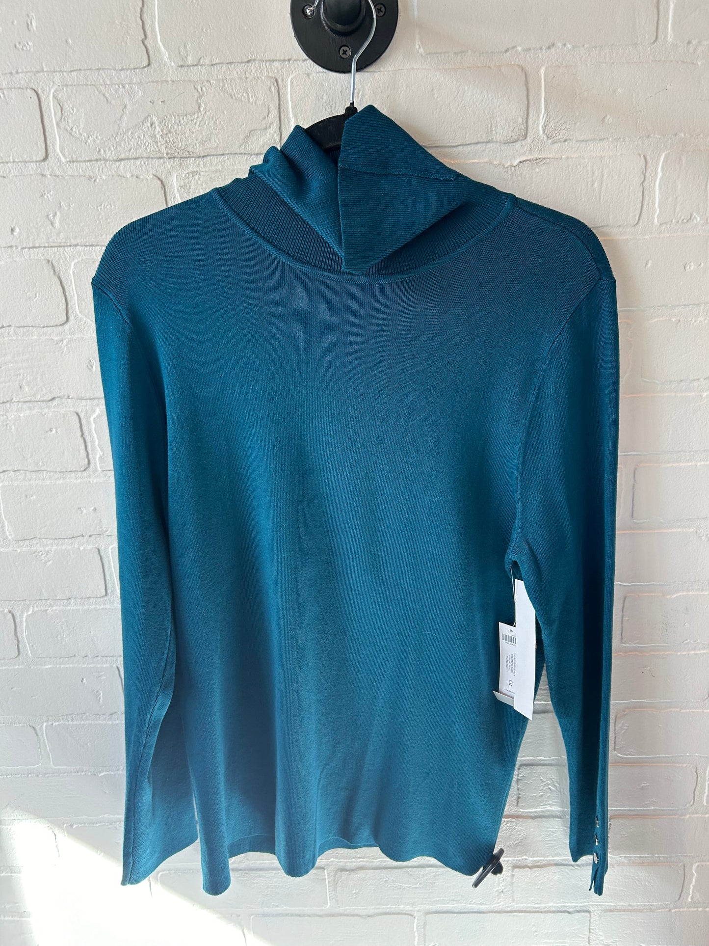 Sweater By Chicos In Blue, Size: L