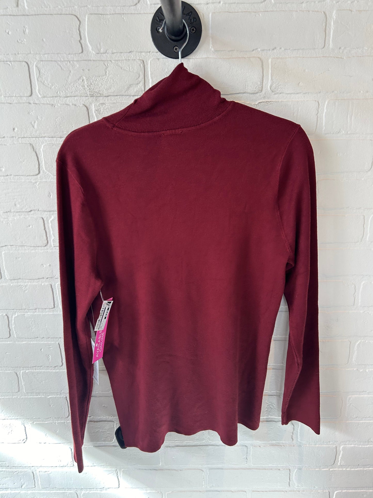 Sweater By Chicos In Red, Size: L