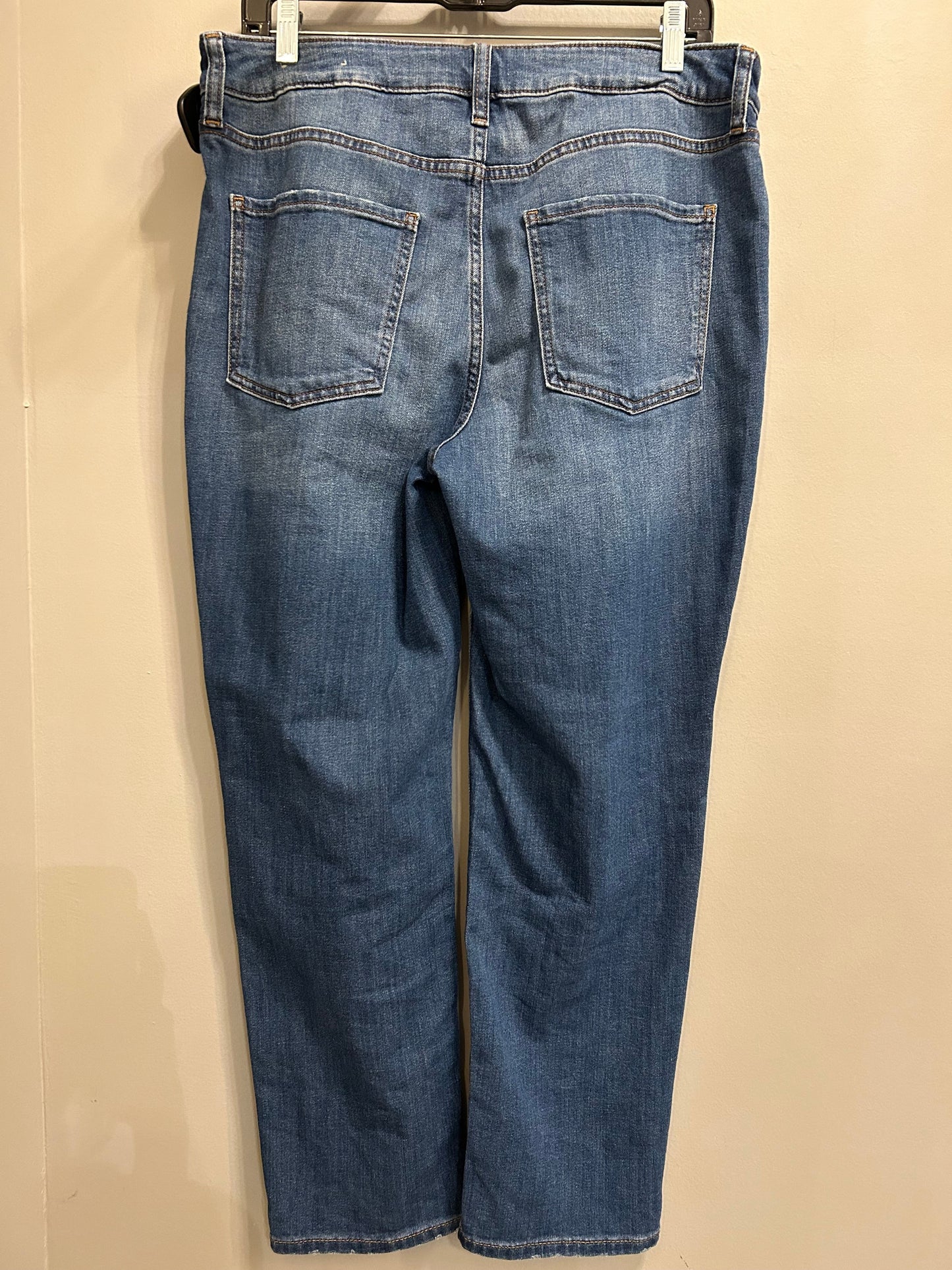 Jeans Boyfriend By Chicos In Blue Denim, Size: 8