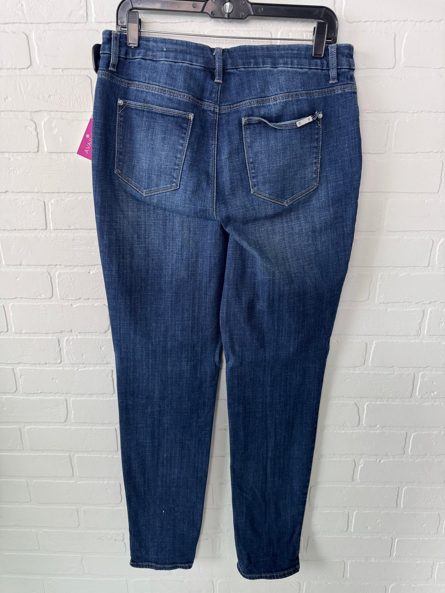 Jeans Boyfriend By Chicos In Blue Denim, Size: 8