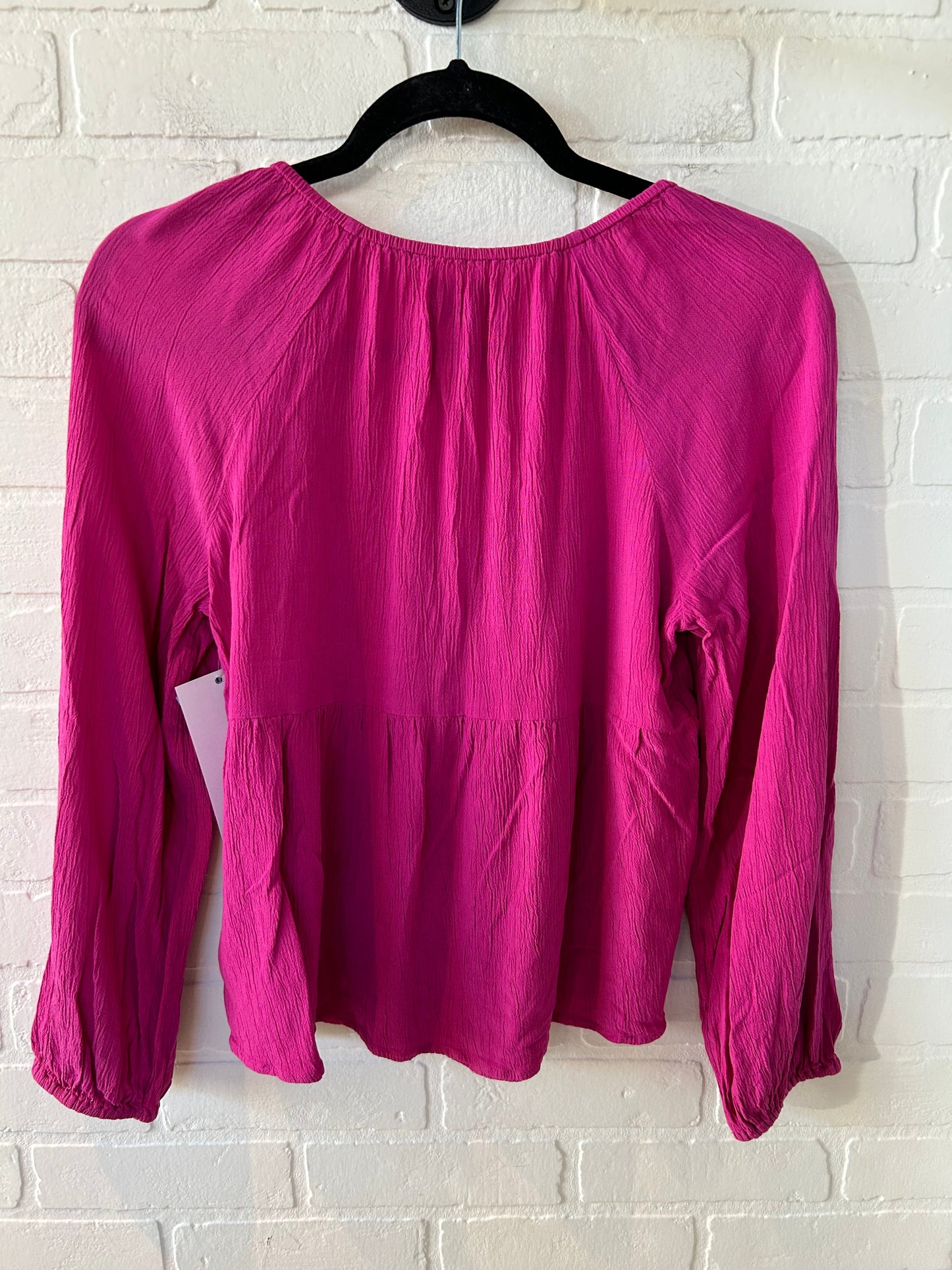 Top Long Sleeve By Old Navy In Pink, Size: M