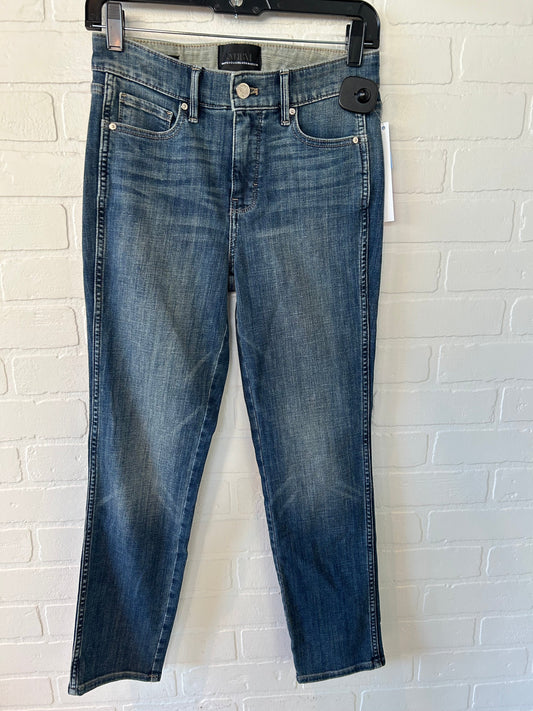 Jeans Straight By White House Black Market In Blue Denim, Size: 2