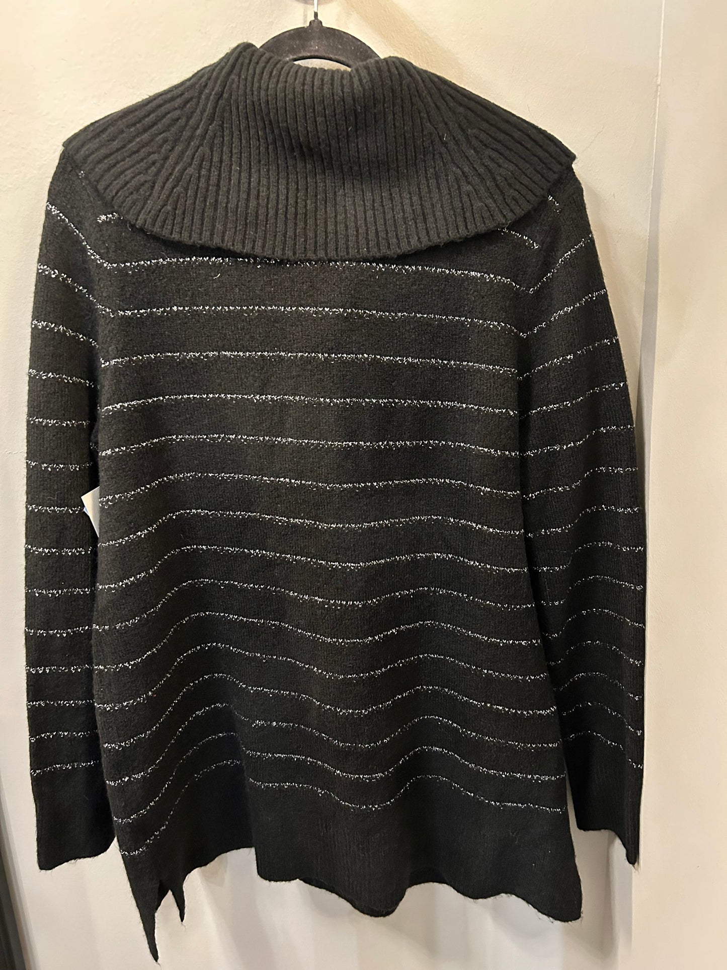 Sweater By Style And Company In Black, Size: L