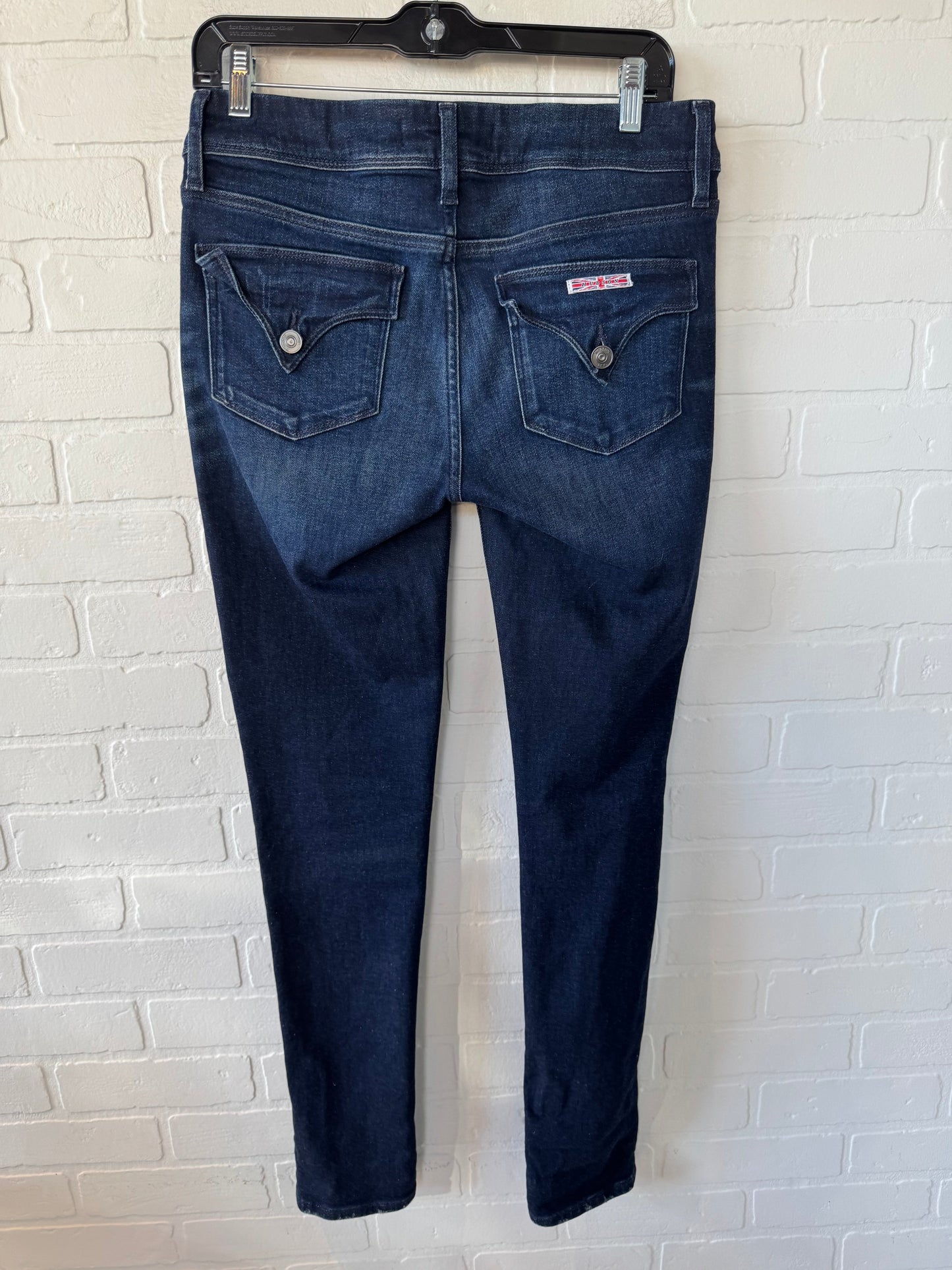 Jeans Skinny By Hudson In Blue Denim, Size: 4