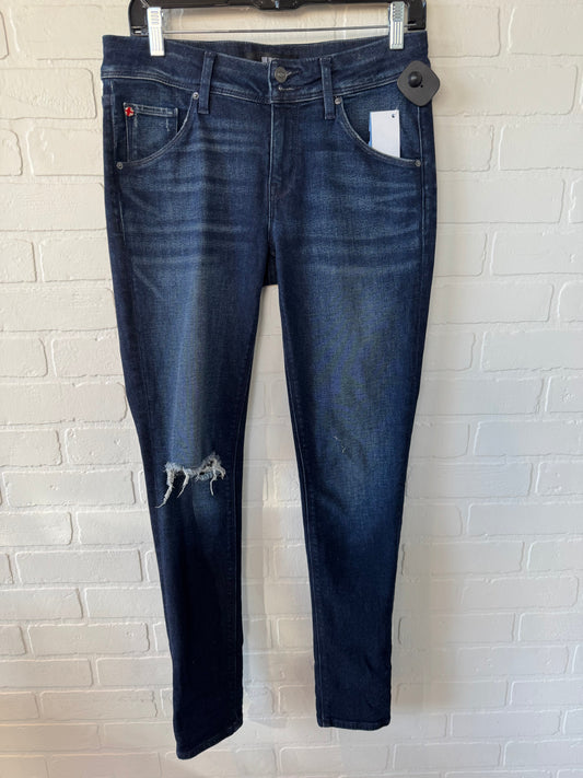 Jeans Skinny By Hudson In Blue Denim, Size: 4