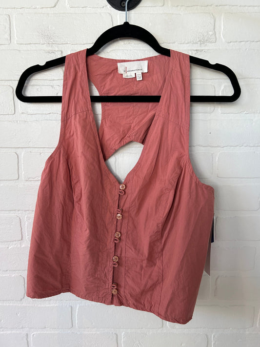 Top Sleeveless By Anthropologie In Pink, Size: S