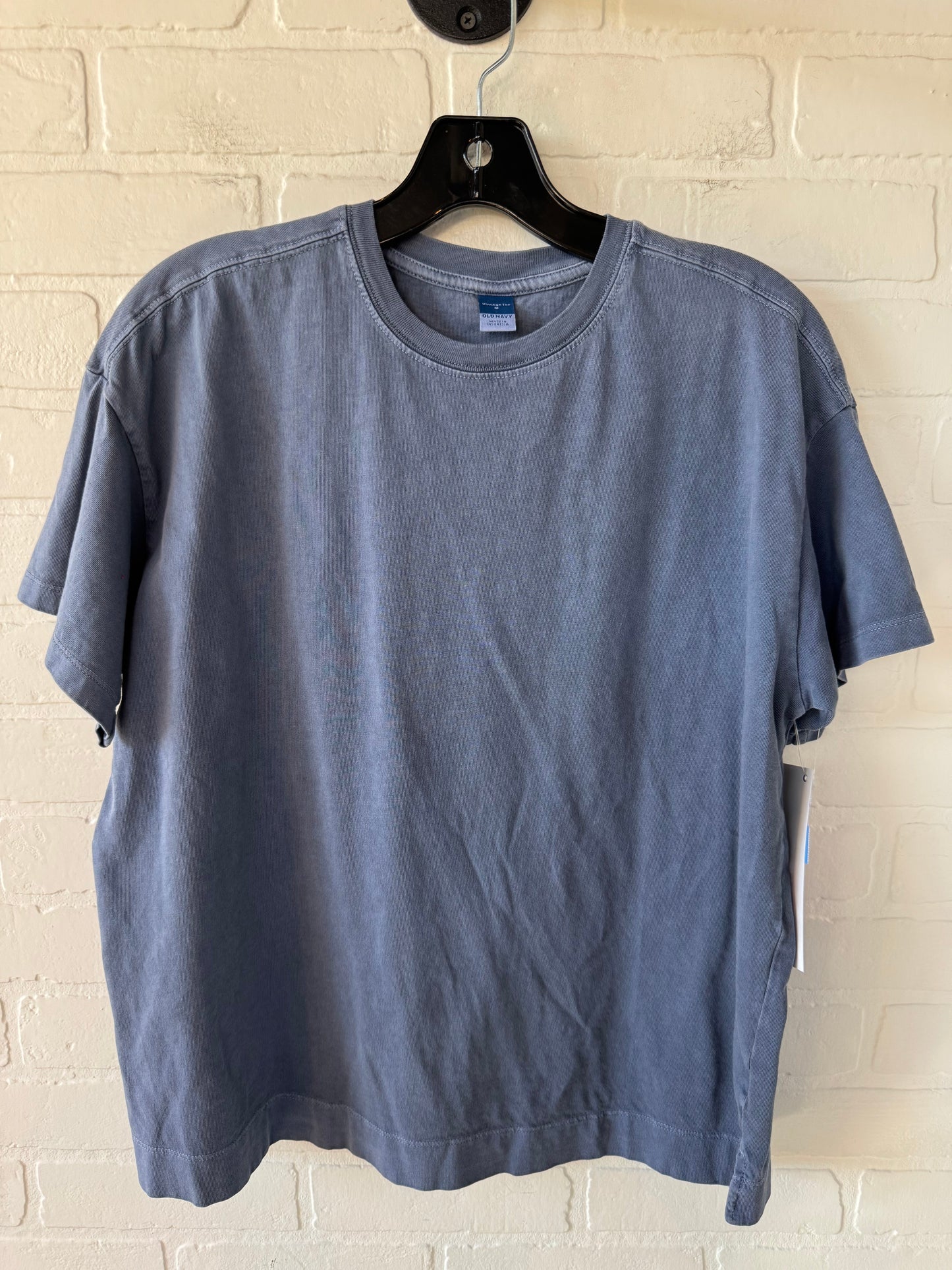 Top Short Sleeve Basic By Old Navy In Blue, Size: M