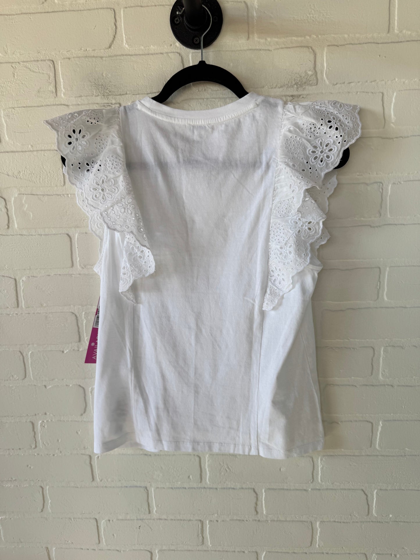 Top Short Sleeve By J. Crew In White, Size: S