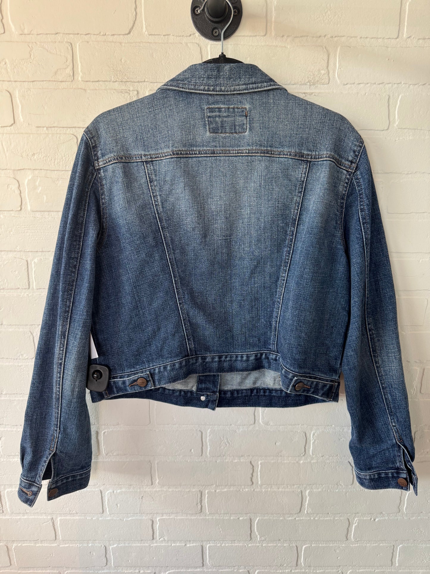 Jacket Denim By Loft In Blue Denim, Size: L