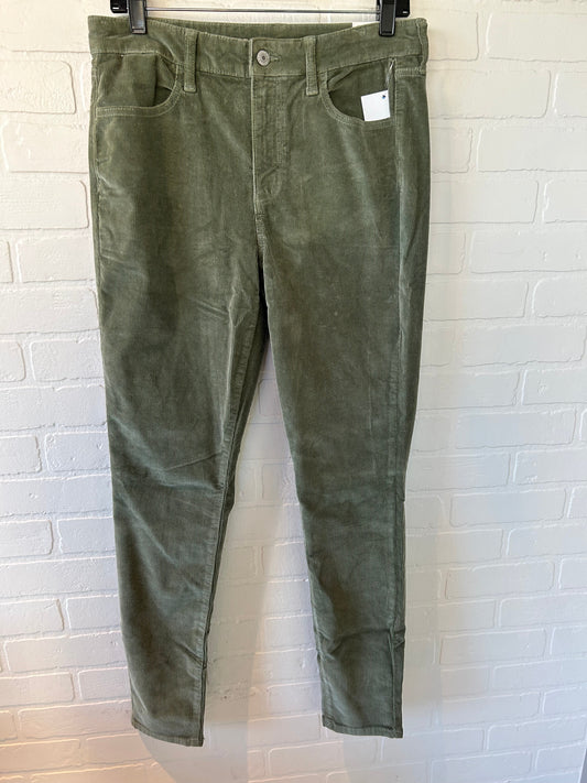 Pants Corduroy By American Eagle In Green, Size: 10