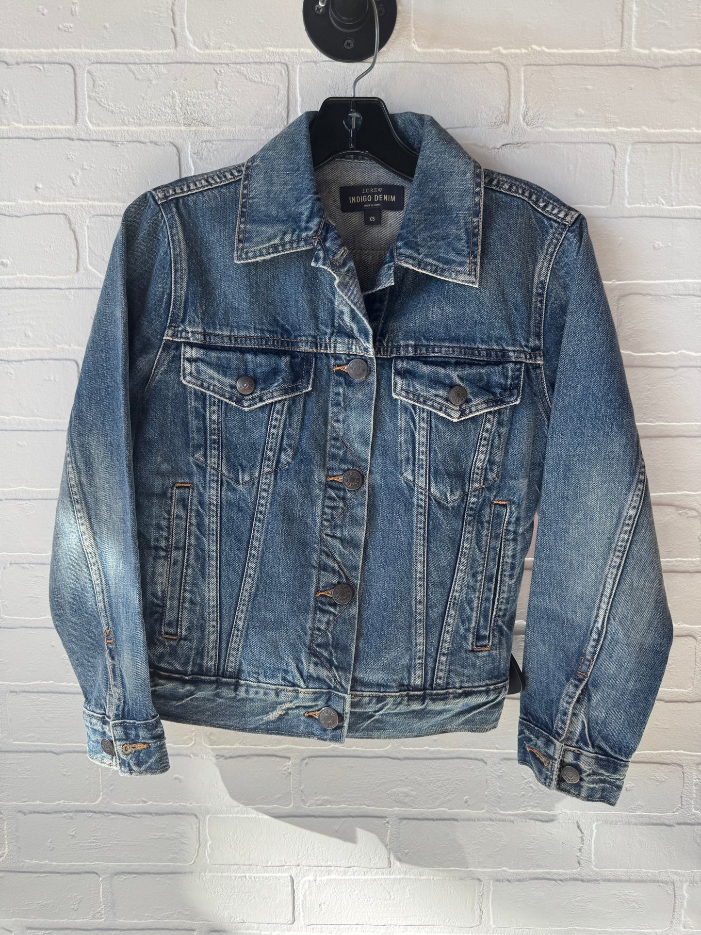 Jacket Denim By J. Crew In Blue Denim, Size: Xs