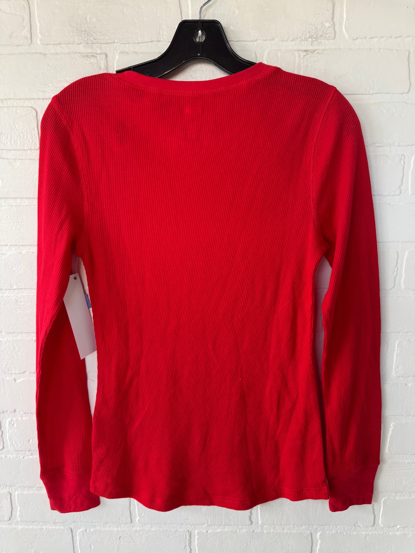 Top Long Sleeve Basic By Old Navy In Red, Size: M