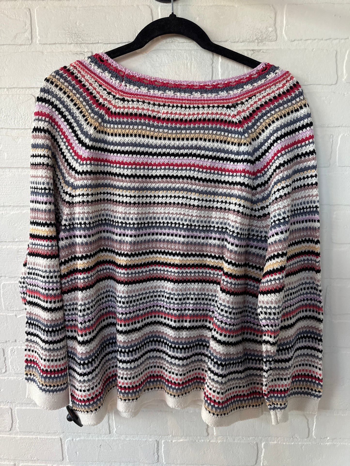 Sweater By Nic + Zoe In Multi-colored, Size: Xxl