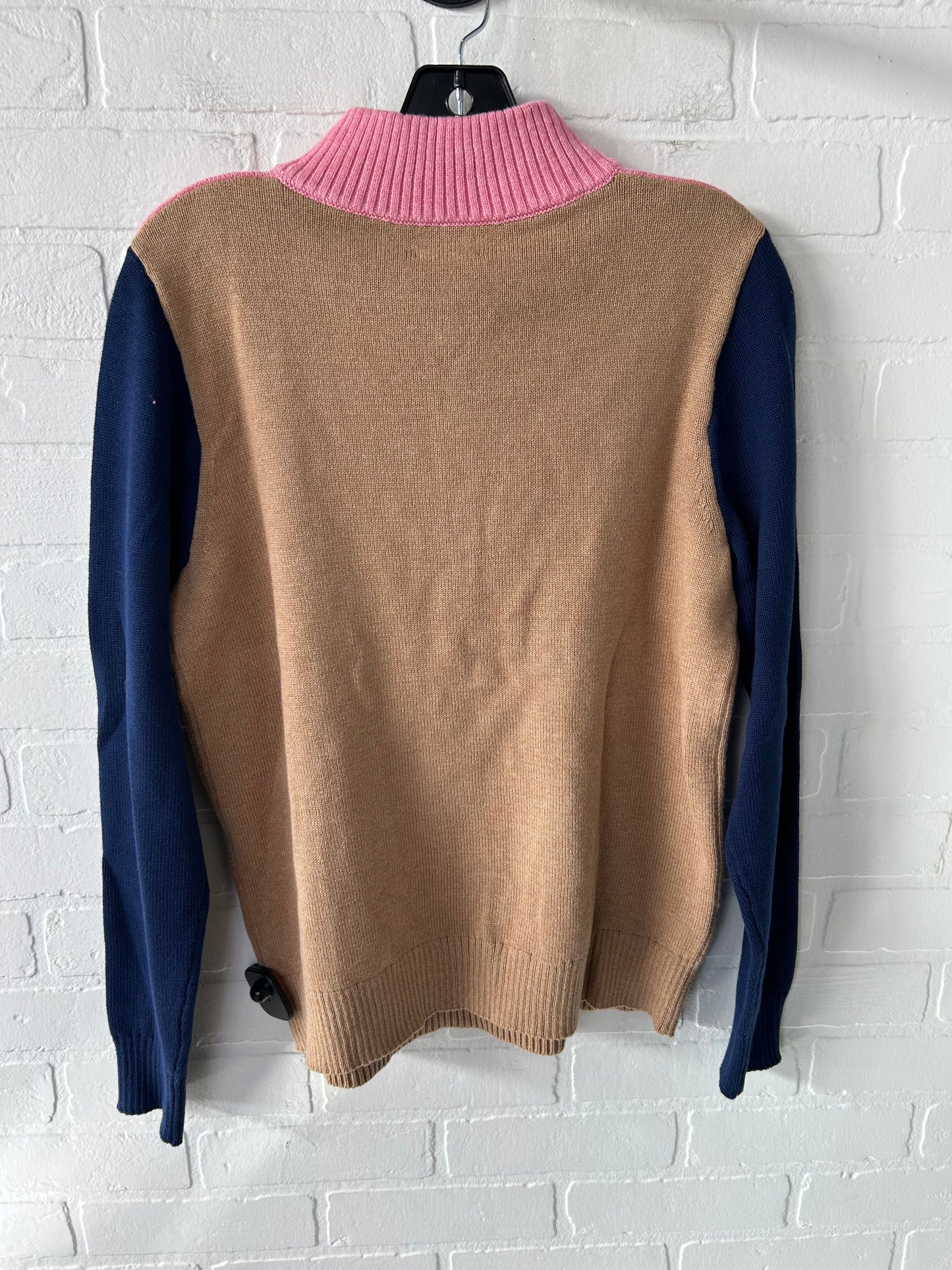 Sweater By J. Crew In Pink & Tan, Size: M