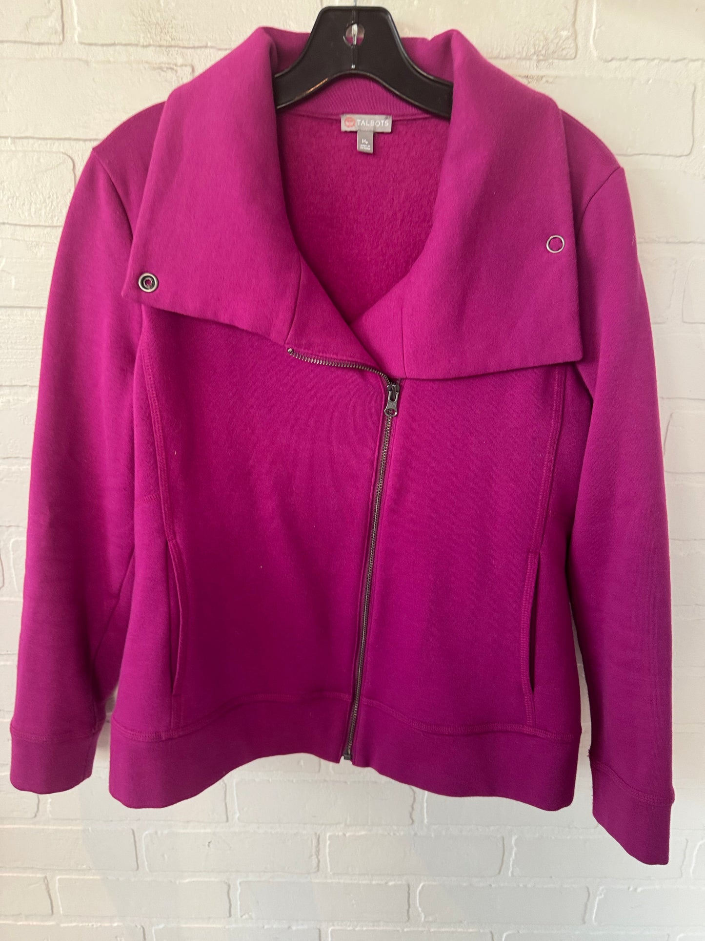 Athletic Sweatshirt Collar By Talbots In Purple, Size: Mp